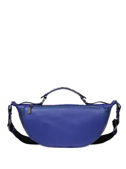 Lancel: Синяя поясная сумка 
