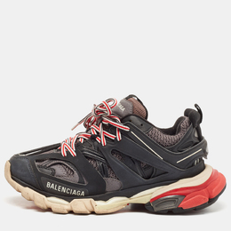 Balenciaga: Чёрные кроссовки  Track