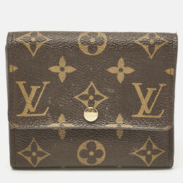 Louis Vuitton: Коричневый кошелёк 