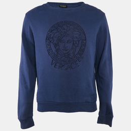 Versace: Голубой свитшот  Medusa