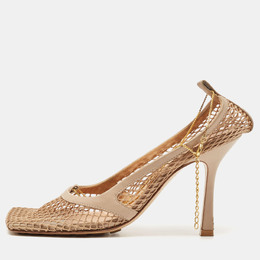 Bottega Veneta: Бежевые туфли  Stretch