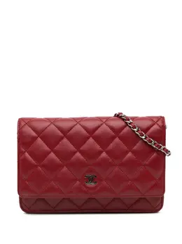 CHANEL Pre-Owned: Красный кошелёк 
