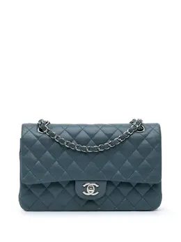 CHANEL Pre-Owned: Голубая сумка 