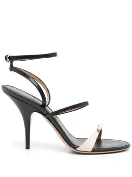 Ferragamo: Чёрные сандалии 