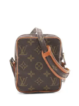 Louis Vuitton Pre-Owned: Коричневая сумка через плечо 