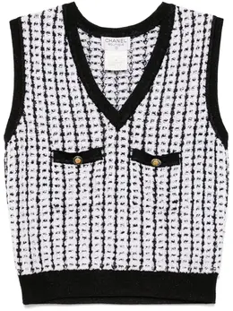 CHANEL Pre-Owned: Жилет без рукава 