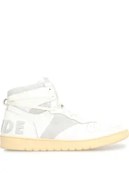 RHUDE: Белые кроссовки 