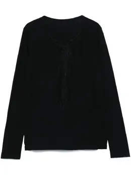 Yohji Yamamoto: Кружевная футболка 