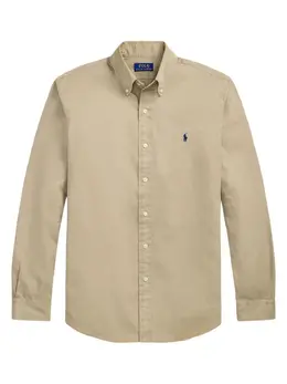 Polo Ralph Lauren: Коричневая рубашка 