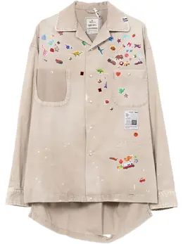 Maison MIHARA YASUHIRO: Бежевая рубашка 