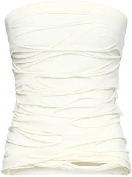 MM6 Maison Margiela: Белый топ 