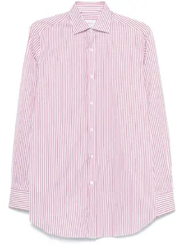 Brioni: Рубашка в полоску 