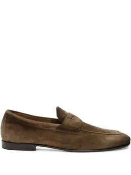 Santoni: Коричневые туфли 