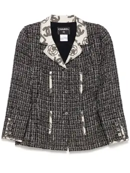 CHANEL Pre-Owned: Однобортная куртка 