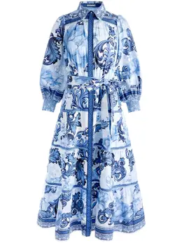 alice + olivia: Платье миди 