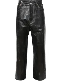 VETEMENTS: Кожаные брюки 