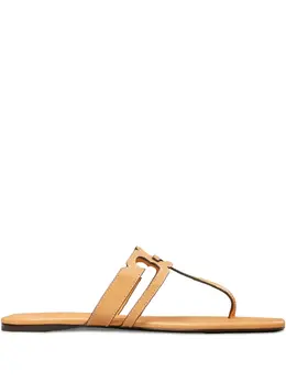 Tory Burch: Коричневые сандалии  Ines