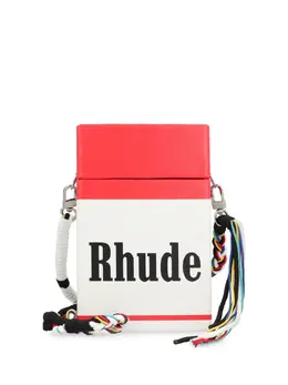 RHUDE: Красная сумка через плечо 