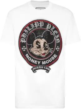 Philipp Plein: Белая футболка  Money