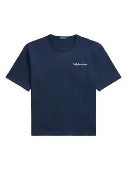 Polo Ralph Lauren: Синяя футболка 