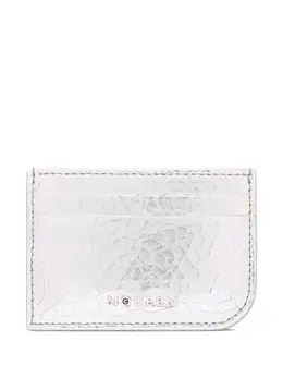 Alexander McQueen: Серебристый картхолдер 