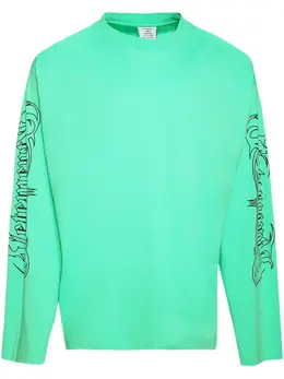 VETEMENTS: Футболка с принтом 