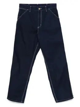 Carhartt WIP: Голубые брюки 