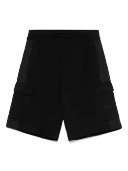 Ea7 Emporio Armani: Чёрные шорты 