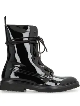 RHUDE: Чёрные ботинки 