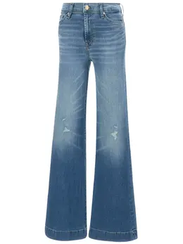 7 For All Mankind: Светлые джинсы 