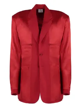 VETEMENTS: Атласные пиджаки 