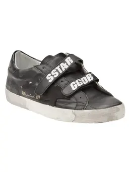 Golden Goose: Чёрные кроссовки  Old School