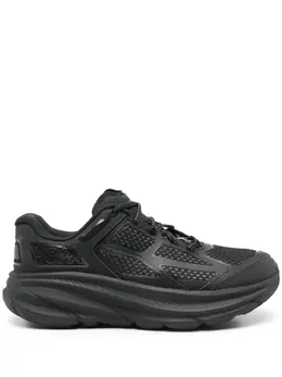 HOKA: Чёрные кроссовки 