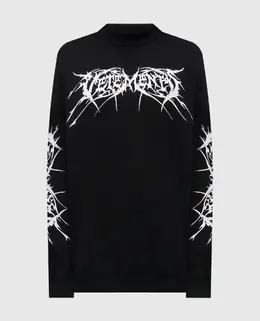 Vetements: Чёрный свитер 