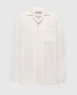 Canali: Бежевая рубашка 