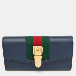 Gucci: Голубой кошелёк  Sylvie