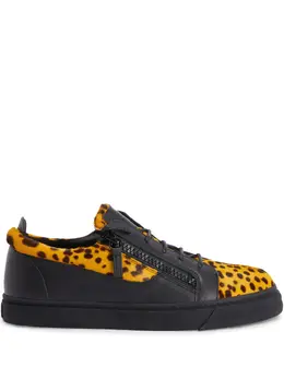 Giuseppe Zanotti: Чёрные кроссовки  Frankie