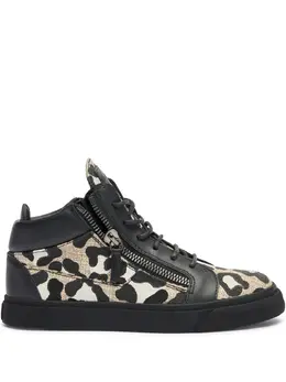 Giuseppe Zanotti: Чёрные кроссовки  Kriss