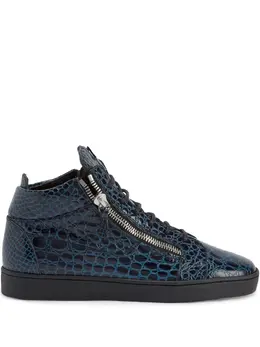 Giuseppe Zanotti: Голубые кроссовки  Kriss