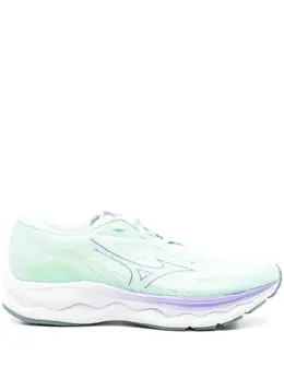 Mizuno: Зелёные кроссовки 