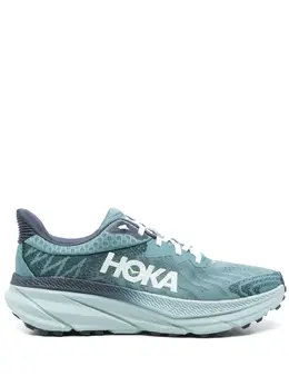 HOKA: Голубые кроссовки 