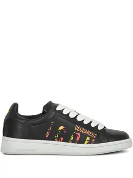 DSQUARED2: Чёрные кроссовки  Icon