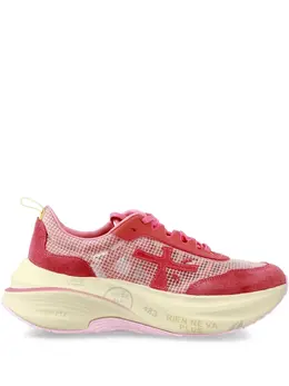 Premiata: Красные кроссовки 