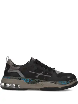 Premiata: Чёрные кроссовки  Drake