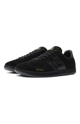 Balmain: Чёрные кеды 