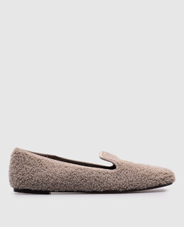 Brunello Cucinelli: Серые балетки 