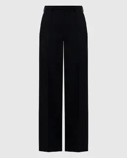 Balmain: Чорні брюки 