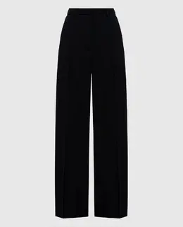 Balmain: Чорні брюки 