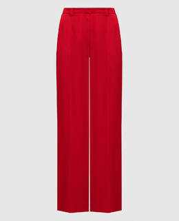 Balmain: Червоні брюки 