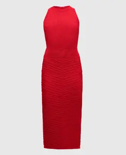 Balmain: Красное платье 